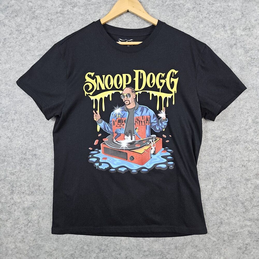 Snoop Dogg Supply Graphic Tee T-Shirt‎ Size Medium Black Cotton & Polyester
